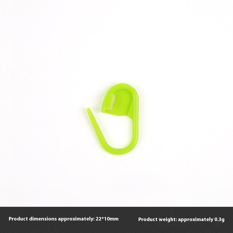 Colorful Plastic Buckle Handmade DIY Knitting Tools Love Heart  Marker Crochet