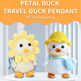 Red Embroidery Handmade Crochet Material Package English Video Wool Knitting Doll