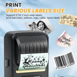 Bluetooth Ink-free Portable Thermal Label Printer