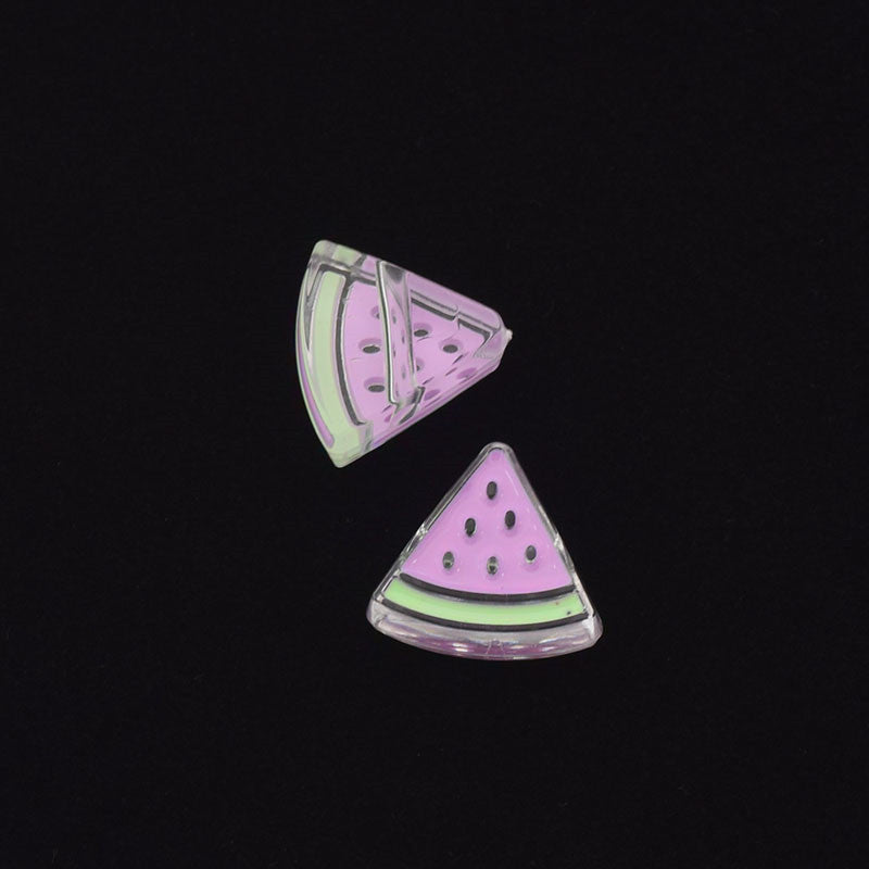 Summer Decoration Watermelon Slice Beading Material