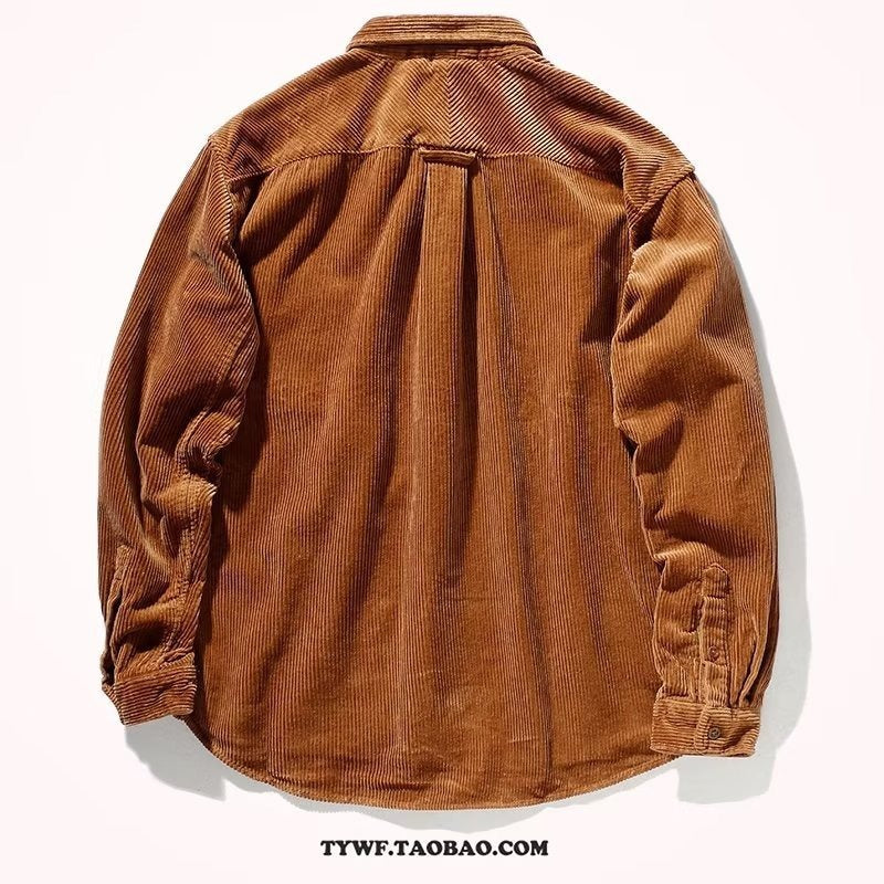 Long Sleeve Shirt New Japanese Hong Kong Style Loose Shirt