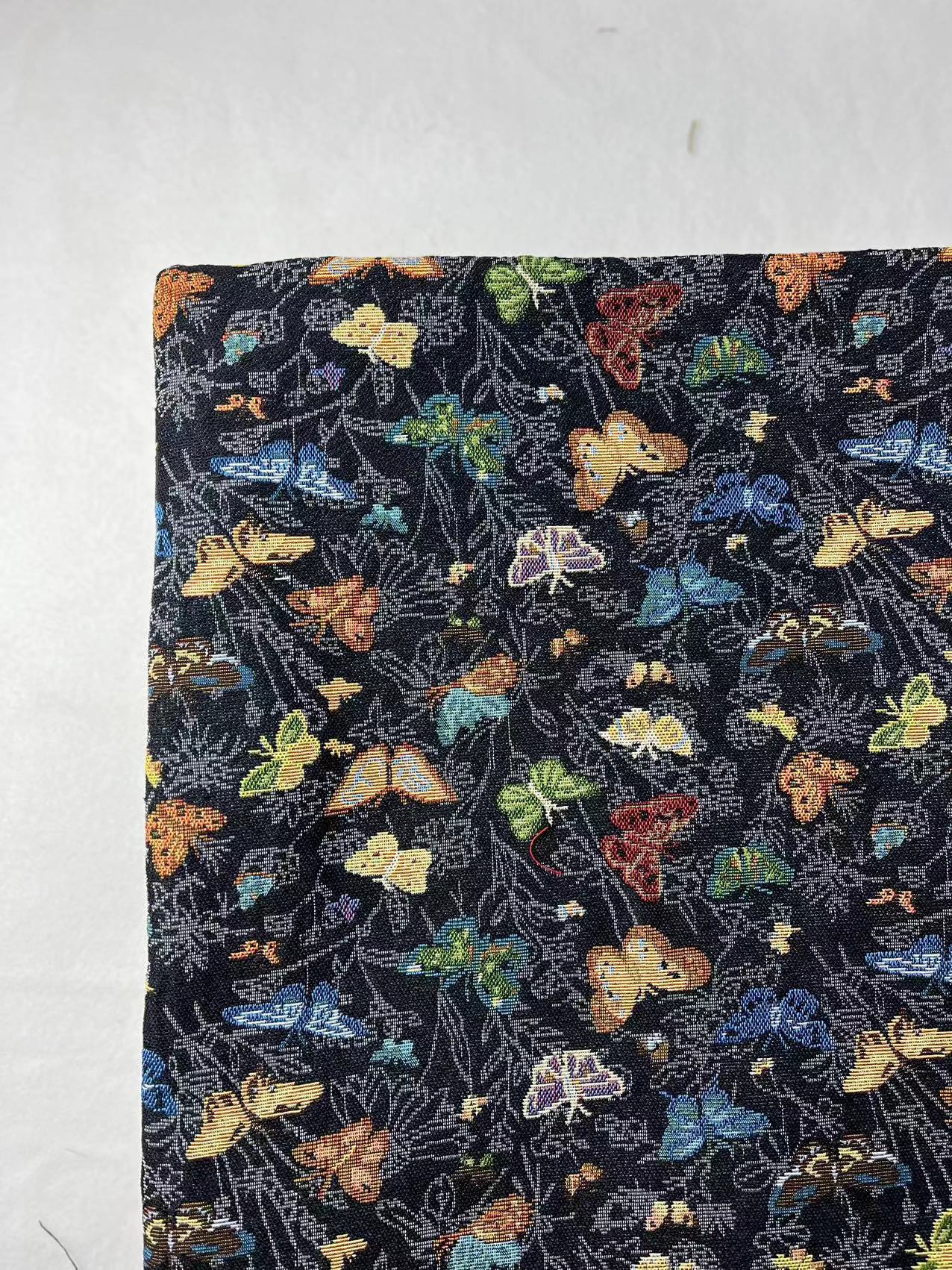 Ethnic Style Yarn-dyed Jacquard Fabric Coat Shoes And Hats Bags Sofa Decorative Cloth