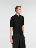 Handmade Red Eye Hunting Suit Half Sleeve Shirt
