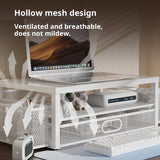 Two-tier Computer Monitor Riser With Storage