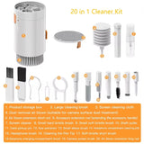 20 In 1 Laptop Phone Screen Cleaner Kit, Computer Keyboard Cleaning Brush For Phone AirPods MacBook iPad, Multifunctional Electronic Device Clean Tool For Camera Tablet Car Screens