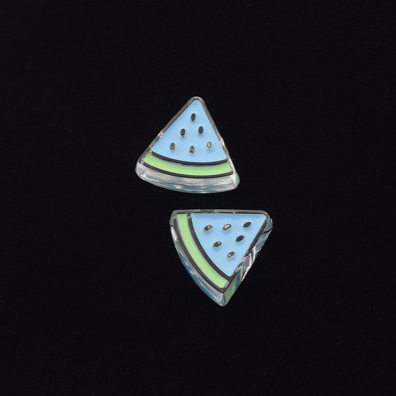 Summer Decoration Watermelon Slice Beading Material
