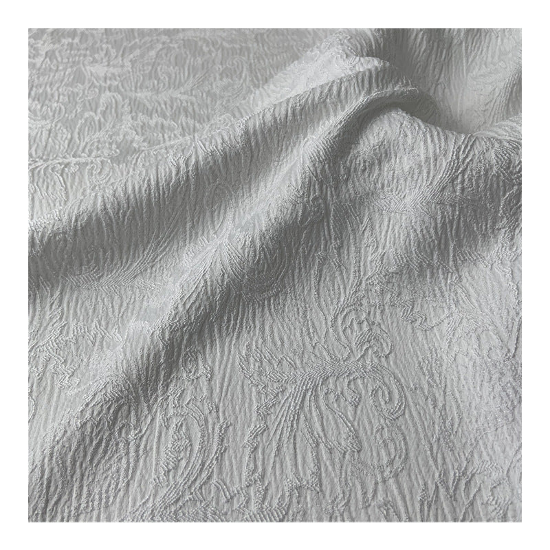 Humanoid Silk Embossed Jacquard Woven Fabric