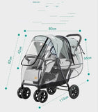 Baby Stroller Raincoat With Warm Cover