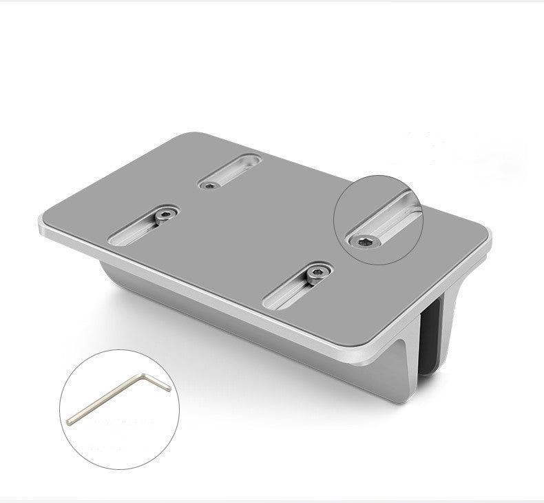 Double storage vertical computer aluminum alloy bracket