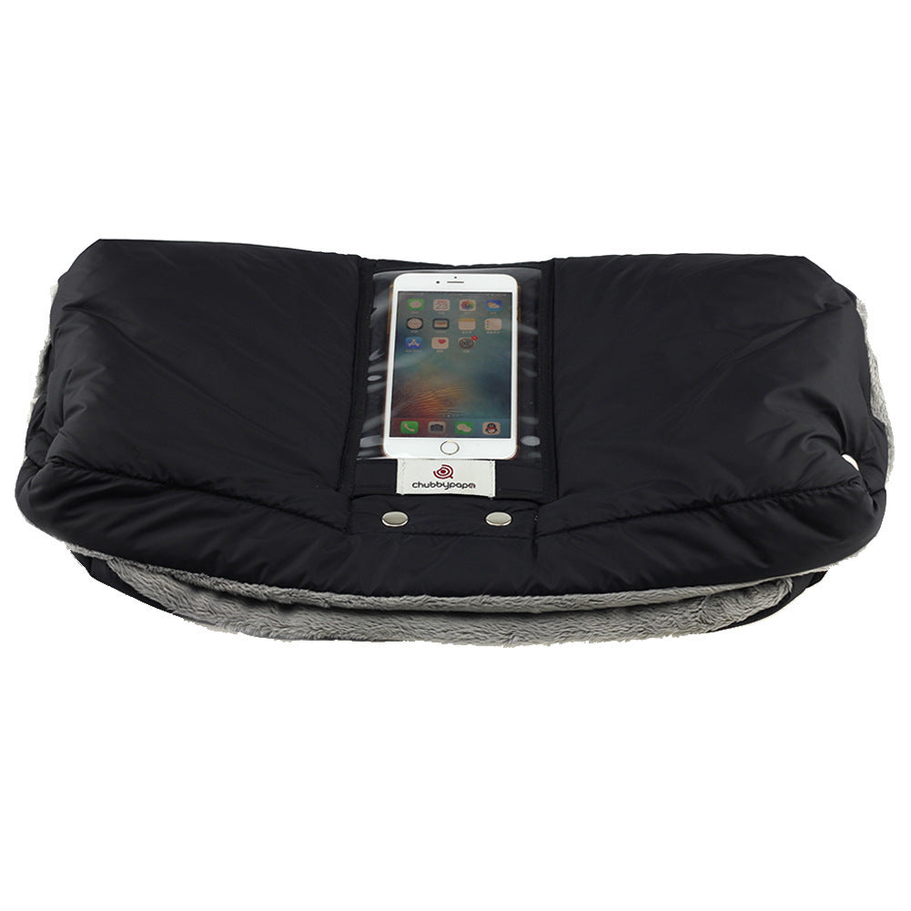Baby Stroller Warm Gloves with Cell Phone Pocket