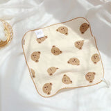 Cotton Yarn Baby Face Towel Milk Towel Baby Feeding Saliva Towel Handkerchief