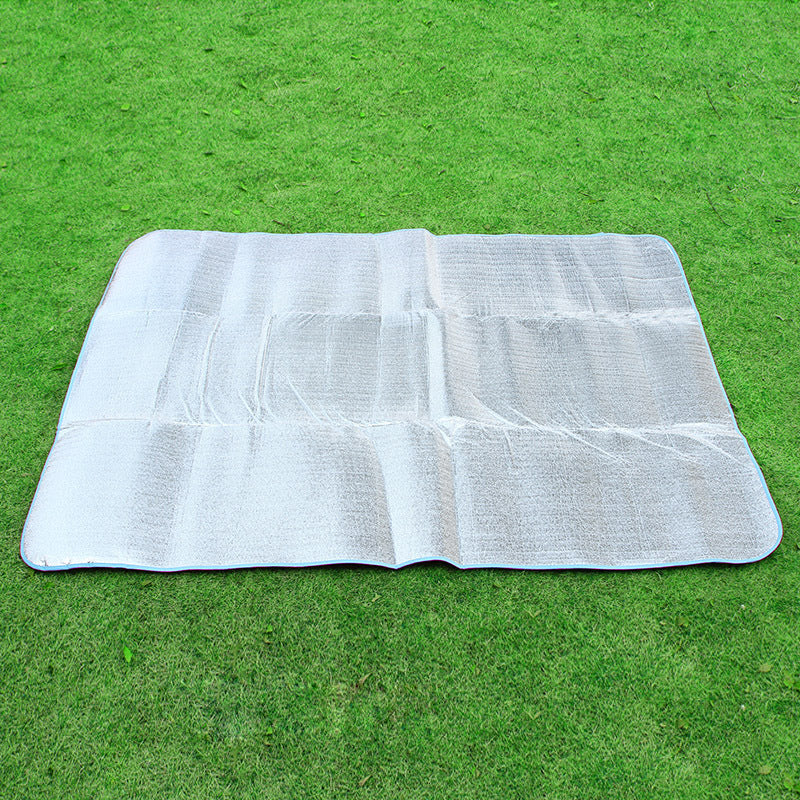 1.5 X 2m Single-sided Aluminum Foil Outdoor Moisture-proof Mat