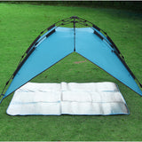 1.5 X 2m Single-sided Aluminum Foil Outdoor Moisture-proof Mat