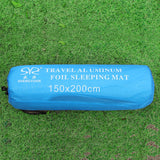1.5 X 2m Single-sided Aluminum Foil Outdoor Moisture-proof Mat