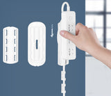The socket holder is free of perforation and traceless wall-mounted