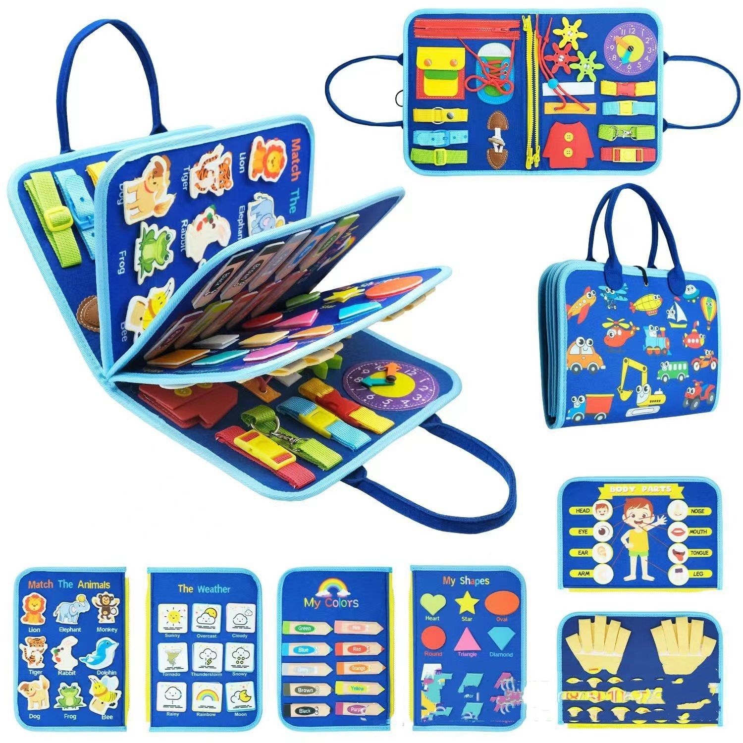 Felt Learning Early Education Board DIY Action Educational Toys