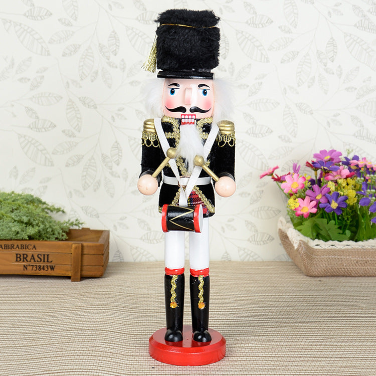 Creative gifts and crafts, handcrafted ornaments, nutcracker set, painted puppets