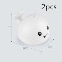 New Baby ҳаммом ванна барқ ​​Induction Whale Spray Toy хурд
