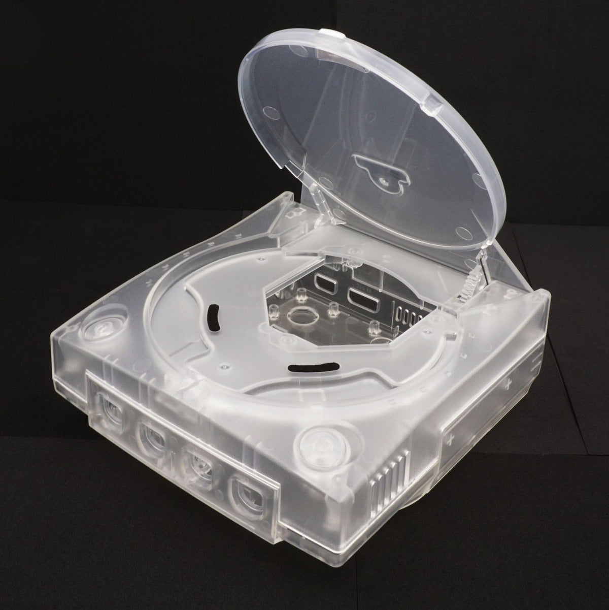 Retro Video Game Console Plastic Transparent Case