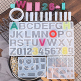 214Pcs Letter Resin Molds and  Jewelry Making Tools