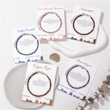 Natural Amethyst Women's Bracelet Cut Irregular Beading Bracelet