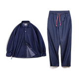 Tooling American Style Loose Lapel Thin Long Sleeve
