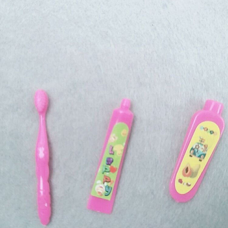 Dolls For Dressing Up Accessories Mini Toothbrush 4-piece Set