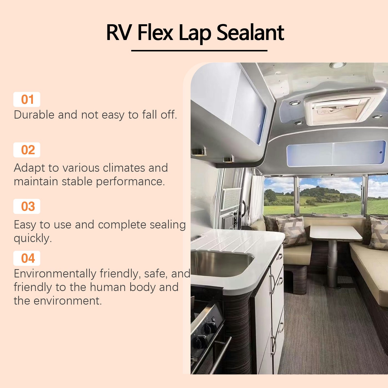 Applicable RV Roof Car Care Gap Filling Sealant