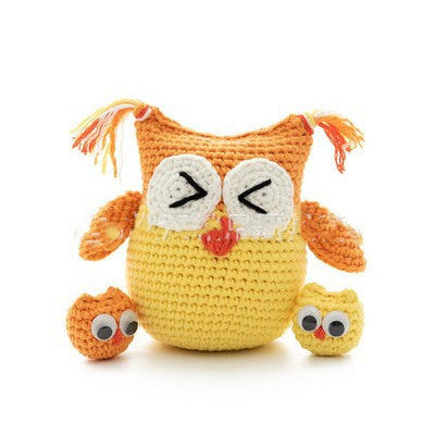 Red Embroidery New Product Handmade Crochet Knitting Doll DIY Beginner Learning Crochet Woolen Material Bag