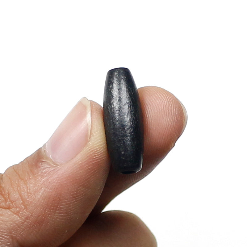 Natural Olive Shape Loose Wood Beads Coffee Black Handmade Wooden Puzzle DIY Jewelry Making