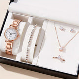 Women's Alloy Square Roman Quartz Watch