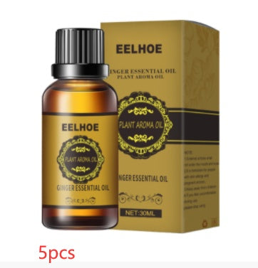 Занҷабил Essential Oil 10ml Равғани растанӣ масҳ бадан намӣ