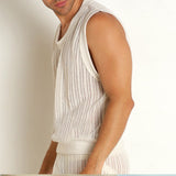 Individual Casual I-shaped Vest Shorts Men's Suit