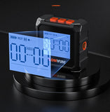 Longyun Laser Infrared Woodworking Steel Tape Measure Tool Box Ruler Meter Numerique