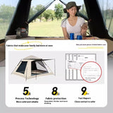 Automatic Outdoor Supplies Sun Protection Rain Proof Camping Equipment Portable Building-free