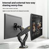 Computer Dual Screen Monitor Smart Desktop Up And Down Lifting Display Rack