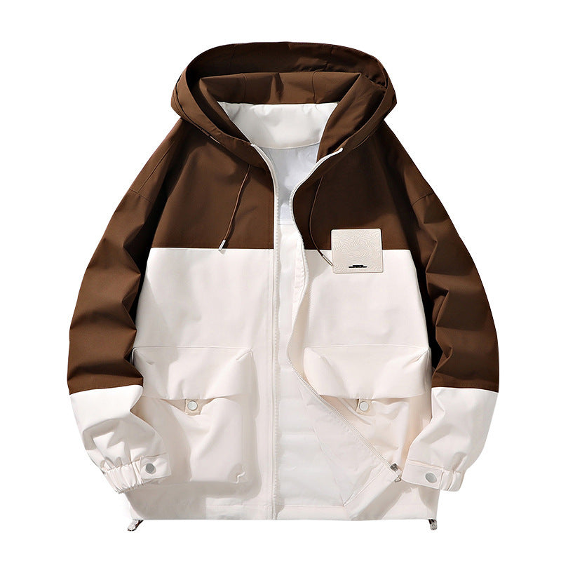 Casual All-match Baseball Hooded Loose Leisure Workwear Jacket