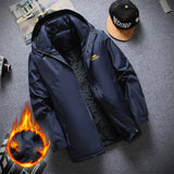 Mens Quilted Jacket For Middle Age Father Winter Jacket