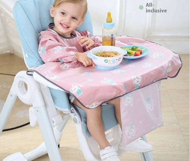 Baby Eating Dining Chair Bib Cover Anti-Dirty Feeding Clothing Gown
