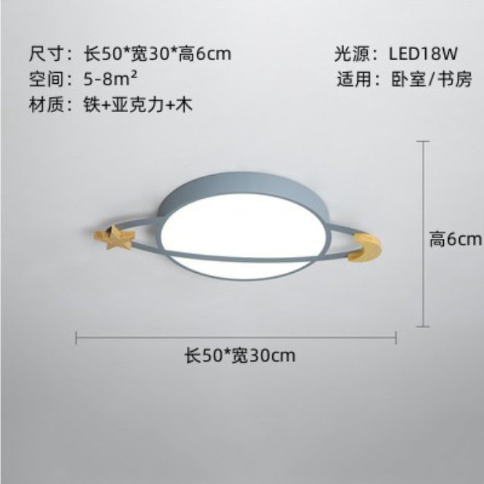 Nordic Ceiling Light Cartoon Macaron Lighting Fixture