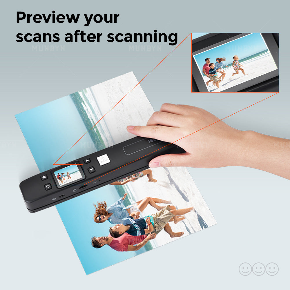 Handheld Scanner High Definition Black And White Color