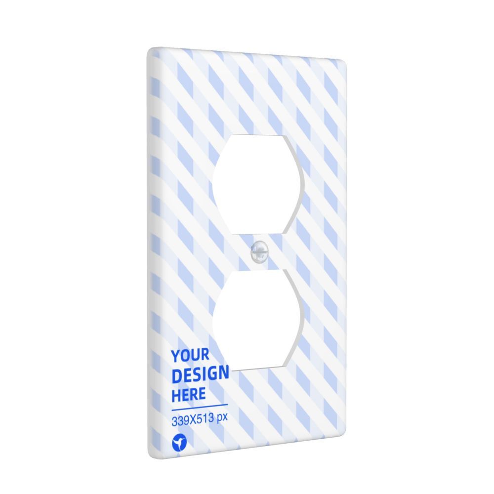 Dust-proof And Heat-resistant Duplex Socket Decorative Wall Plate