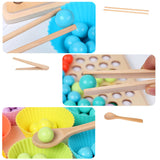 Clip bead puzzle game