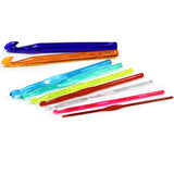 Knitting Tools Sweater Needle Plastic Color Crochet 15CM Set Of 9 OPP Bag Set Crochet Hook