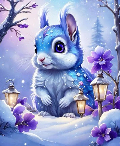 Animal Diamond Painting Handmade Манзараи Ранг