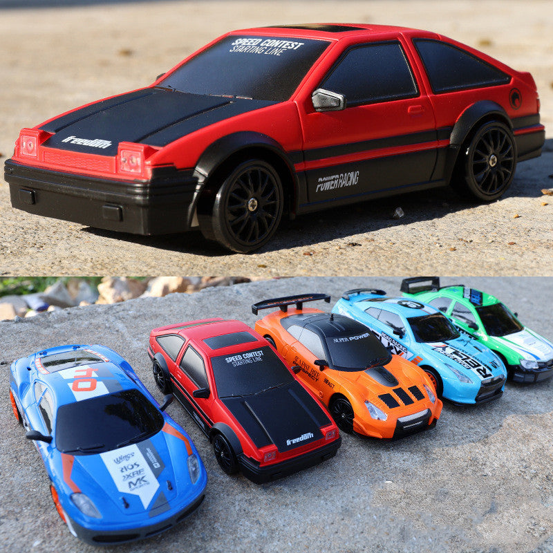 2.4G Drift Rc Car 4WD RC Drift Car Toy идораи дурдасти GTR Model AE86 Автомобил RC Racing Car Toy барои кӯдакон тӯҳфаҳои Мавлуди Исо