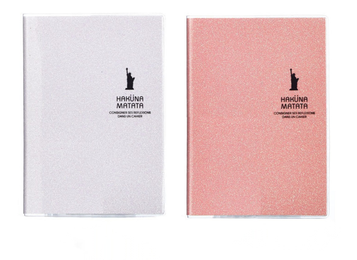 Plastic-Bound Shiny Notepad Stationery