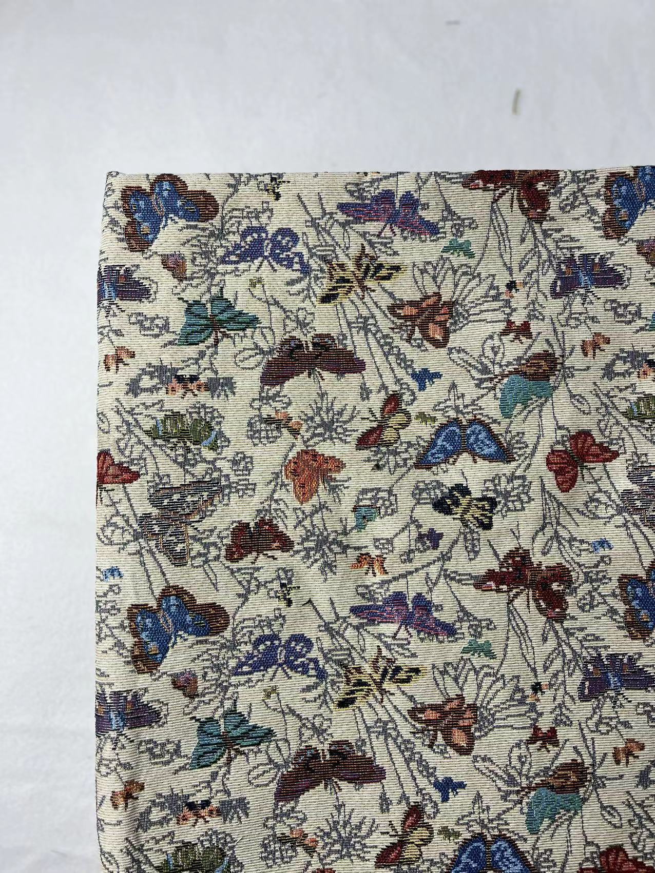 Ethnic Style Yarn-dyed Jacquard Fabric Coat Shoes And Hats Bags Sofa Decorative Cloth