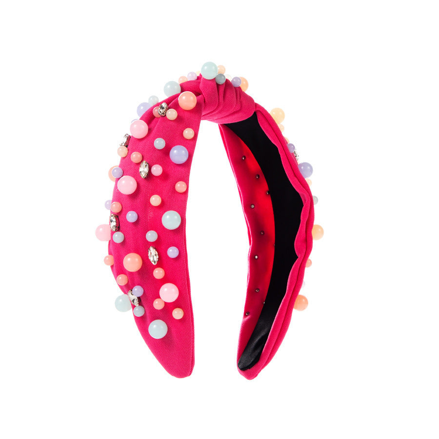 Fashion Candy Color Resin Beading Headband