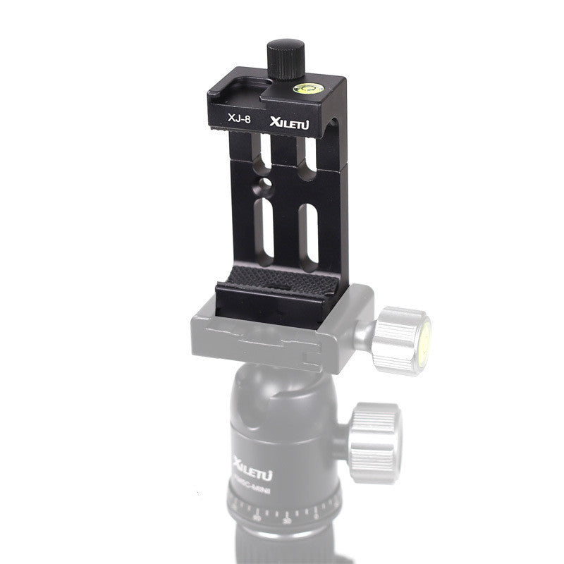 Aluminum Alloy Mobile Phone Clip Photography Camera Head Tripod